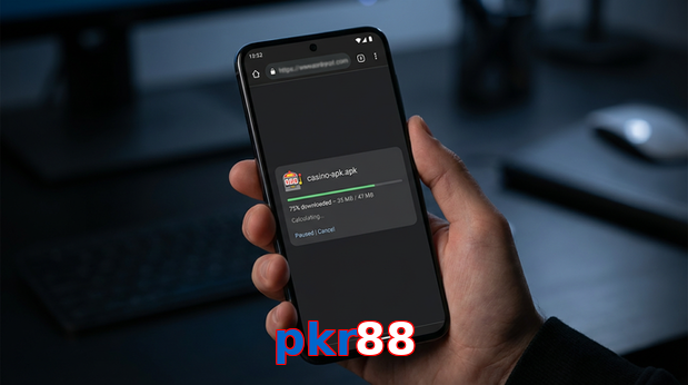 Main screen of Pkr88 apk page for PK players