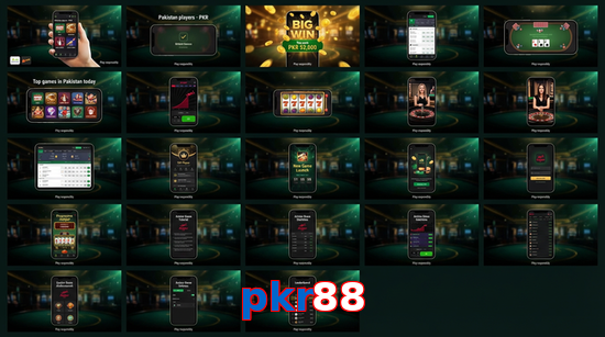 Main screen of Pkr88 bet page for PK players