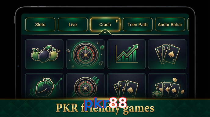 Game list for Pkr88 games section