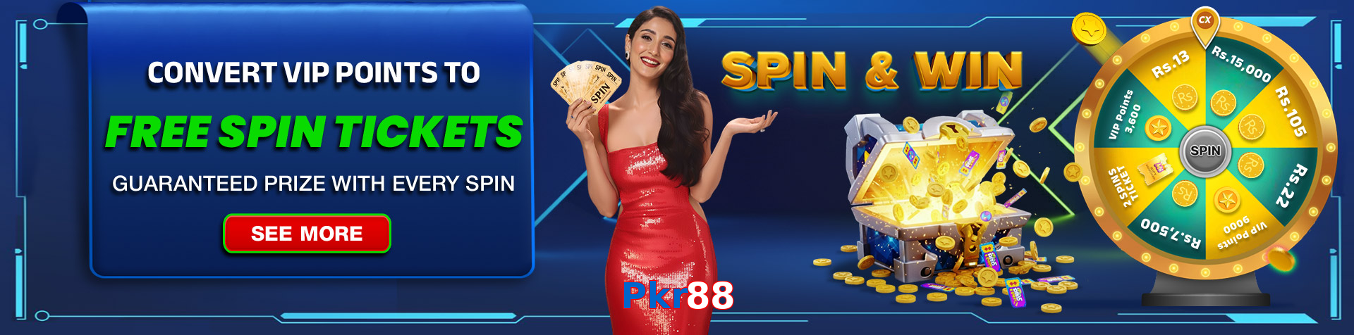 Main screen of Pkr88 pk page for PK players